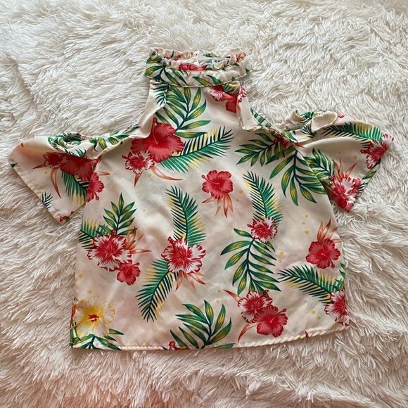 𝅺GIRL Floral Blouses Size 7Y - Picture 10 of 13